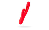 JOS Patti Moving Tongue Multi Function Rabbit Vibrator Red