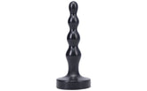 Tantus Ripple Small Anal Beads Onyx