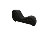 Daytona Kama Sutra Mebon Chaise Love Lounge Studded Sex Furniture & Quilted Black