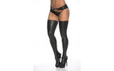 Mapale Womens Wetlook Thigh Highs