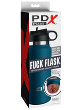 PDX Plus Fuck Flask Private Pleaser Male Stroker Blue Bottle