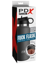 PDX Plus Fuck Flask Secret Delight Mens Stroker Grey Bottle