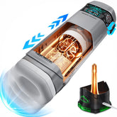 CyberSkin B-Titan Thrusting Auto Male Masturbator Grey