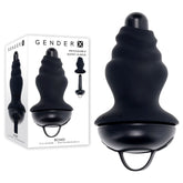 Gender X ECHO USB Rechargeable Butt Plug 15.3cm Black