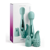 JimmyJane Canna Vibrating Body Wand Massager Teal