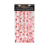 Little Genie Glitterati Novelty Party Penis Foil Curtains 2 Pack