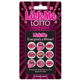 Little Genie Lick Me Lotto Naughty Scratcher