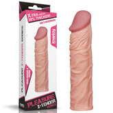 Lovetoy Pleasure X Tender Penis Extension Sleeve 5.1cm Flesh