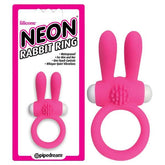 Pipedream Neon Rabbit Vibrating Cock Ring Pink