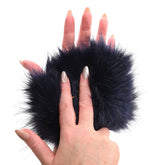 Sportsheets Sex & Mischief Cougar Spiked Sensory Glove Navy Blue