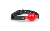 Fetish Collection BDSM Play Ball Gag With PVC Ball Red