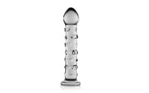 Glass Romance 2 Glass Dildo 7 Inch Clear