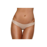 Hollywood Curves Invisible Womens Microfiber Thong Nude