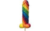 Hott Products Rainbow Cocksicle Pecker Shaped Lollipop