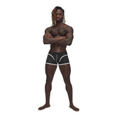 Male Power Sport Mesh Breathable Mens Mini Short Black