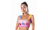 Mememe Lingerie Comics Hot Sexy Womens Crop Top