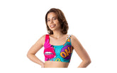 Mememe Lingerie Comics Oh Womens Crop Top