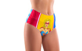 Mememe Lingerie Comics Wonder Girl Hi-Briefs Womens Underwear