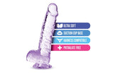 Naturally Yours 6 Inches Crystaline Suction Sup Realistic Dildo