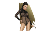 Penthouse Lingerie Spicy Whisper Seductive Womens Teddy Black