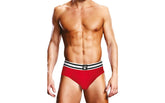 Prowler Open Back Sexy Mens Brief Red/White
