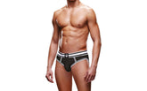 Prowler Open Back Stylish Backless Mens Brief Black/White