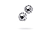 Metal Silver Metal 2 Piece Vaginal Balls 2.5cm