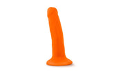 Neo Dual Density Realistic Cock 6 Inch Neon Orange