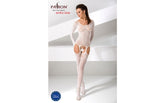 Passion Lingerie Classy and Sexy Womens Bodystocking BS055 One Size White