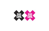 Peekaboo Self Adhesive Nipple Pasties Bad Girl Black & Pink