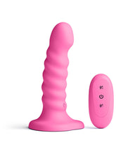 NS Novelties Colours Ribbed 5 inch Remote Control Dildo