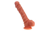 X-Men 22 cm Ridged Shaft Realistic Dildo With Balls
