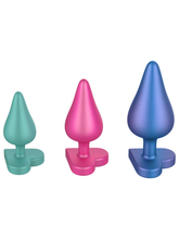 Love Honey Romp Luster Silicone Butt Plugs Set