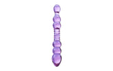 Sexus Unisex Dobule Ender Glass Dildo 22.8cm Mauve