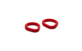 Sport Fucker 2 Pack Epic Hard On Silicone Cock Rings Kit Red