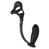 BDStyle Silicone Vibrating Cock Ring with Prostate Vibrator