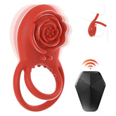 BDStyle Rose 8 Functions Vibrating Penis Ring