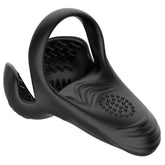 BDStyle Hoden Trinity Silicone Cock Ring with Taint Stimulator
