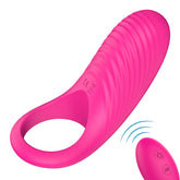 S-Hande Himan Male Vibration Cock Ring Rose