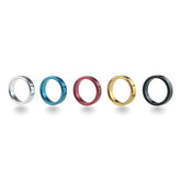 BDStyle Colorful Sex Delay Aluminum Mens Cock Ring Medium