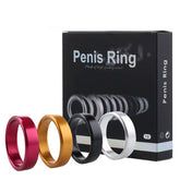 BDStyle Colorful Erection Enhancer Aluminum Cock Ring Large