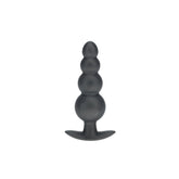 Shots OUCH! 11.7 cm Beaded Metallic Silicone Anal Plug