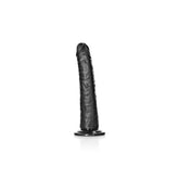 Shots REALROCK Realistic Slim Dildo with Suction Cup 20.5cm Black