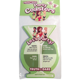 Ball & Chain Truth or Dare Bachelorette Party Coaster