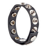 Colt Adjustable 8 Snap Fastener Leather C/B Strap Cock Ring
