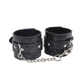 Behave Be Good Bondage Play Wrist Cuffs Black