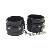 Behave Surrender Adjustable Wrist Restraints Black