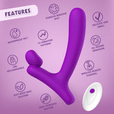 Lust Ripple Horny Remote Control Personal Massager Purple
