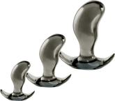 Black Axinite 3 In 1 Flexible and Hygienic Anal Plug Kit Set