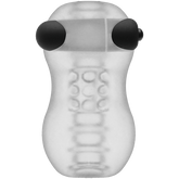 GoodHead Vibrating Helping Head Pro Male Masturbator Frost